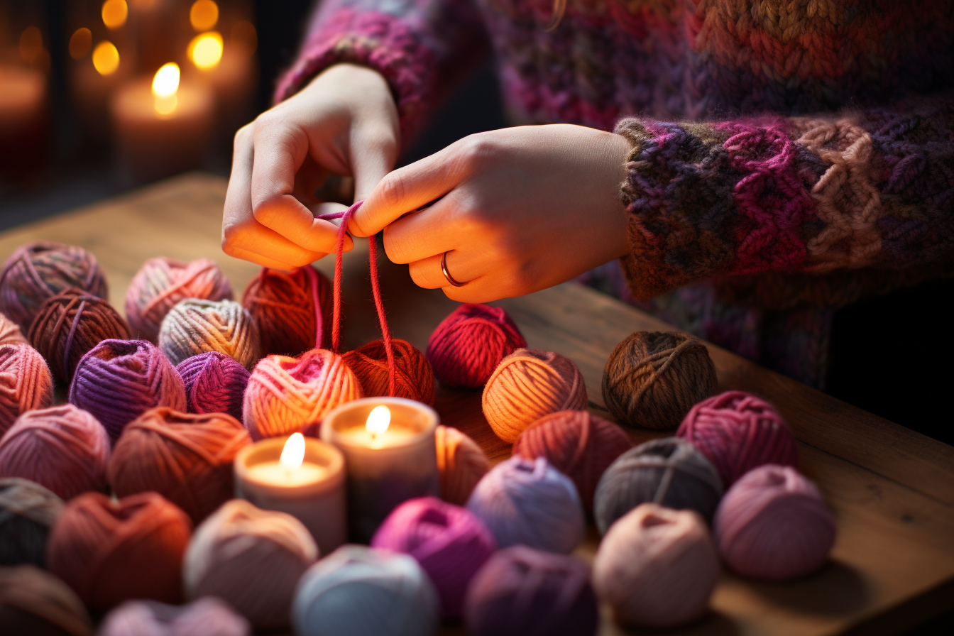 Tricoter avec amour : un geste de solidarité